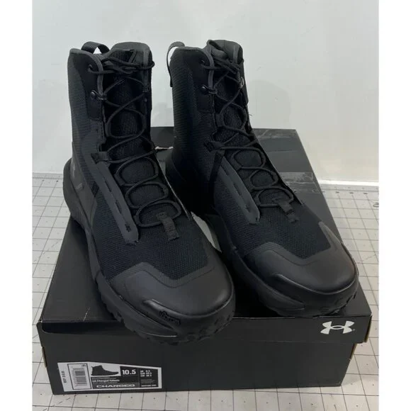 Under Armour Men's UA Micro G Valsetz Tactical Boots Size 10.5 Black NEW~~ - Picture 2 of 8